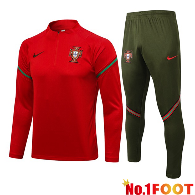 Portugal Training Tracksuit Red 2021/2022