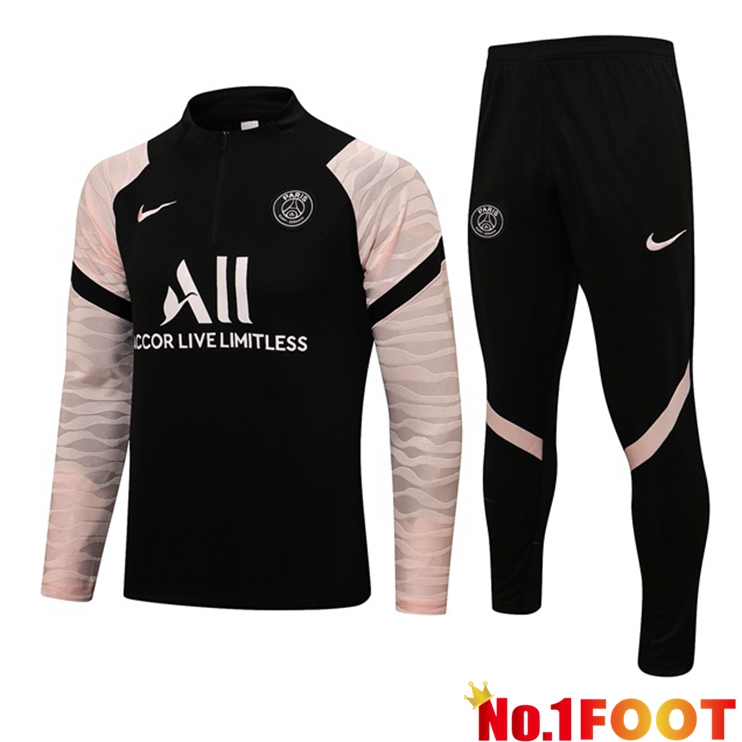 Paris PSG Training Tracksuit Black Rose 2021/2022