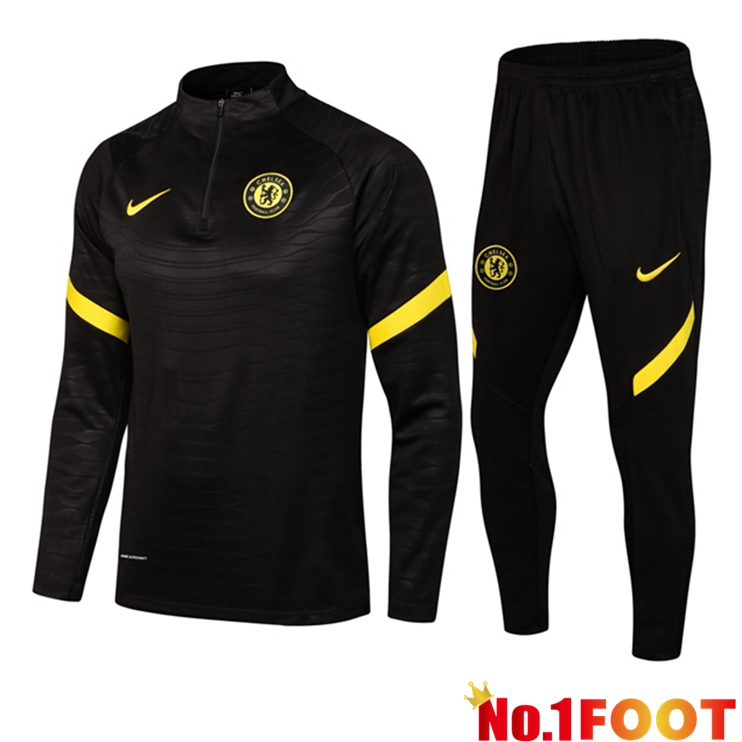 FC Chelsea Training Tracksuit Black 2021/2022