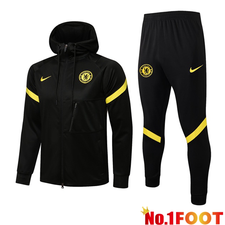 FC Chelsea Training Tracksuit Black 2021/2022