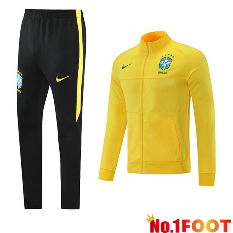 Brazil Training Tracksuit Yellow 2021/2022