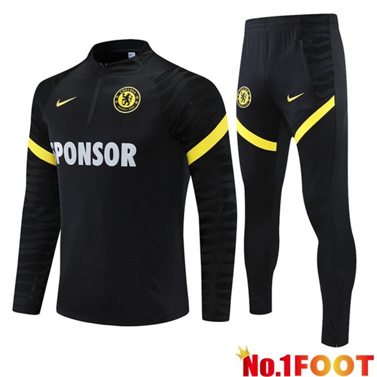 FC Chelsea Training Tracksuit Black 2021/2022