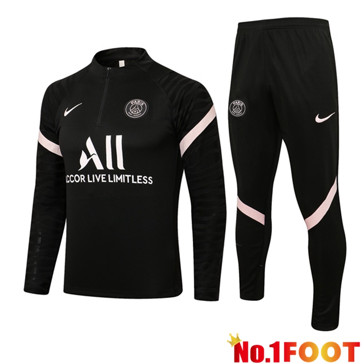 Paris PSG Training Tracksuit Black 2021/2022