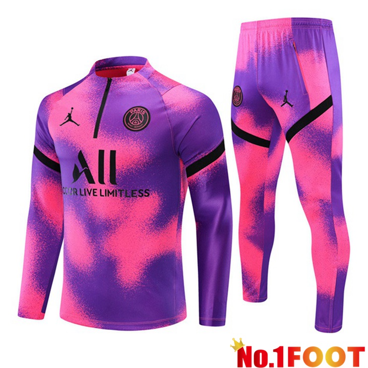 Jordan PSG Training Tracksuit Purple 2021/2022