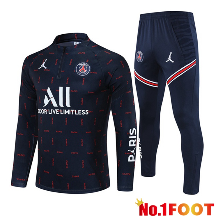 Jordan PSG Training Tracksuit Blue Royal 2021/2022