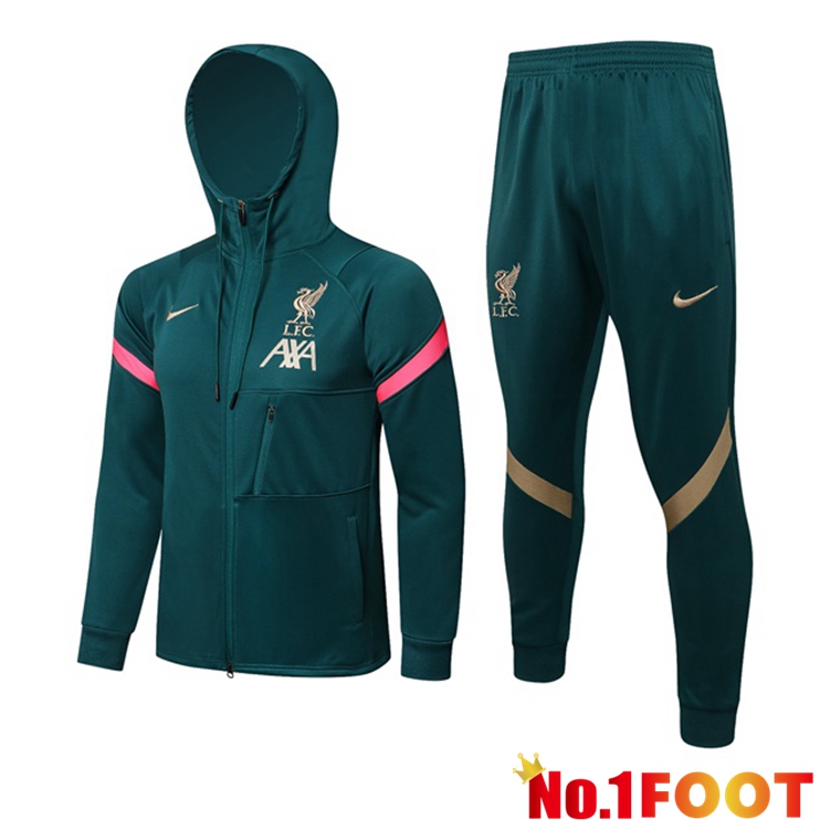 FC Liverpool Training Tracksuit Green 2021/2022