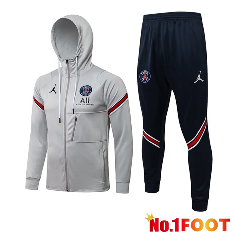 Jordan PSG Training Tracksuit Grey 2021/2022