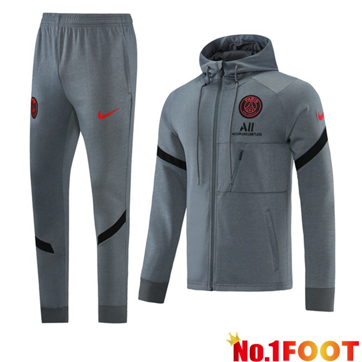 Jordan PSG Training Tracksuit Grey 2021/2022