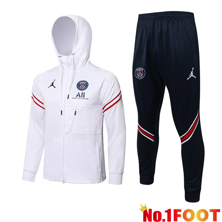 Jordan PSG Training Tracksuit White 2021/2022