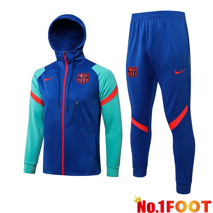 FC Barcelona Training Tracksuit Blue Green 2021/2022