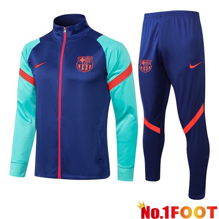 FC Barcelona Training Tracksuit Blue Green 2021/2022