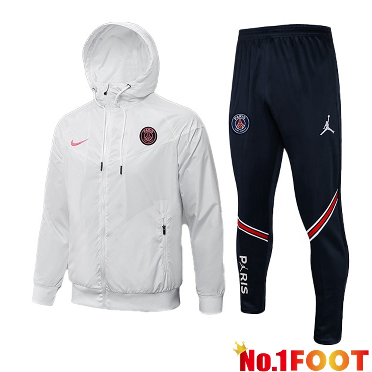 Paris PSG Training Tracksuit White 2021/2022