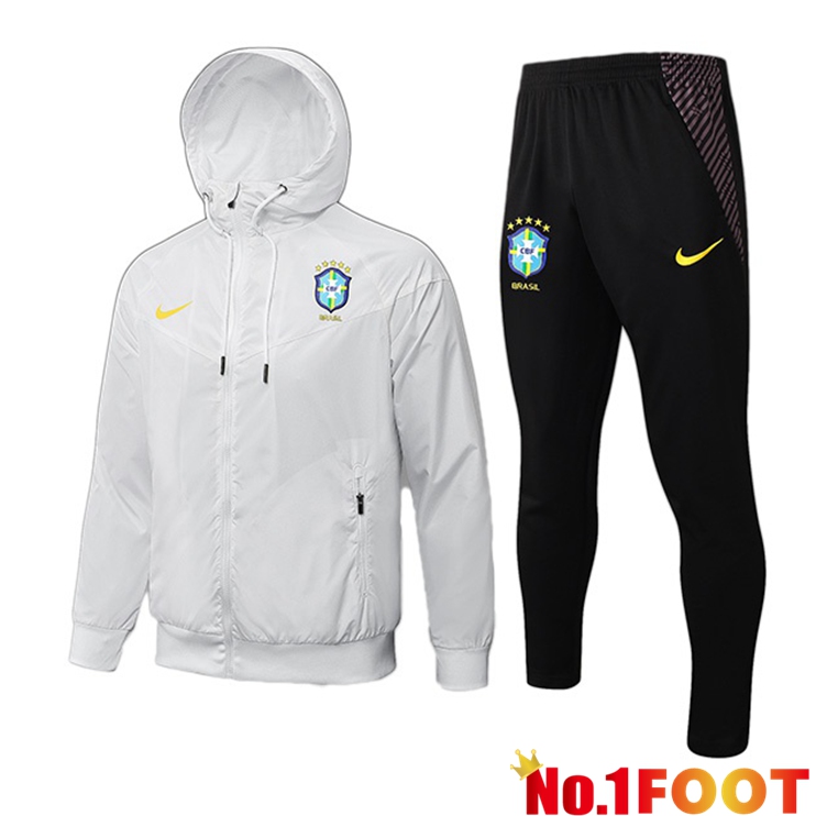 Brazil Training Tracksuit White 2021/2022