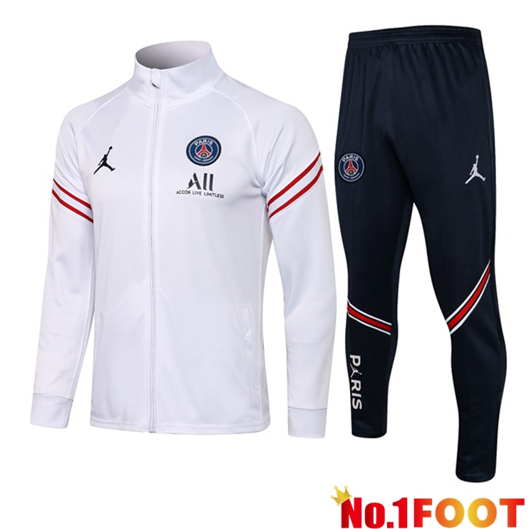 Jordan PSG Training Tracksuit White 2021/2022