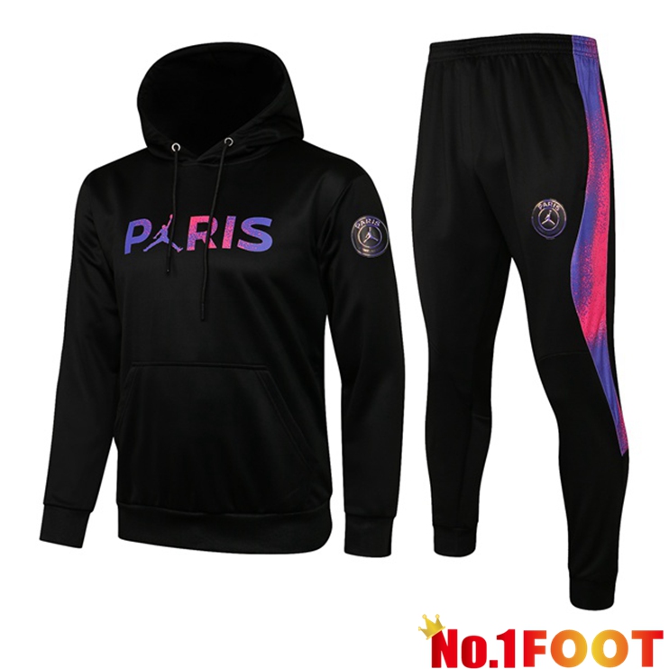 Jordan PSG Training Tracksuit Black Purple 2021/2022