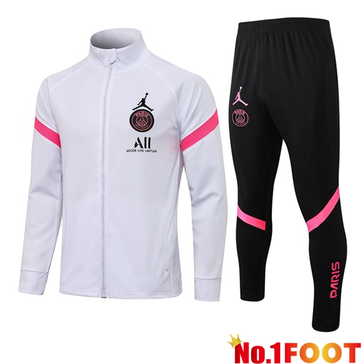 Jordan PSG Training Tracksuit White 2021/2022