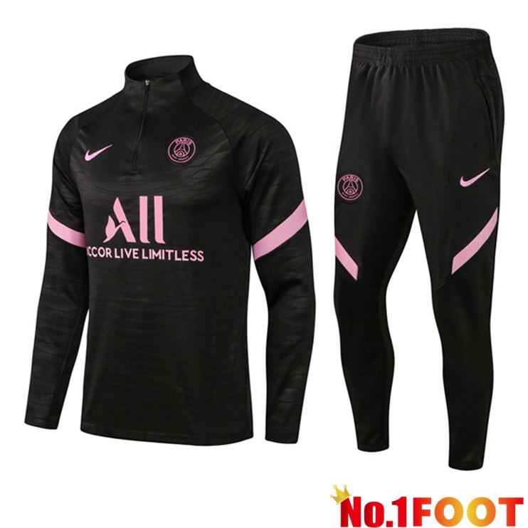 Paris PSG Training Tracksuit Black Rose 2021/2022