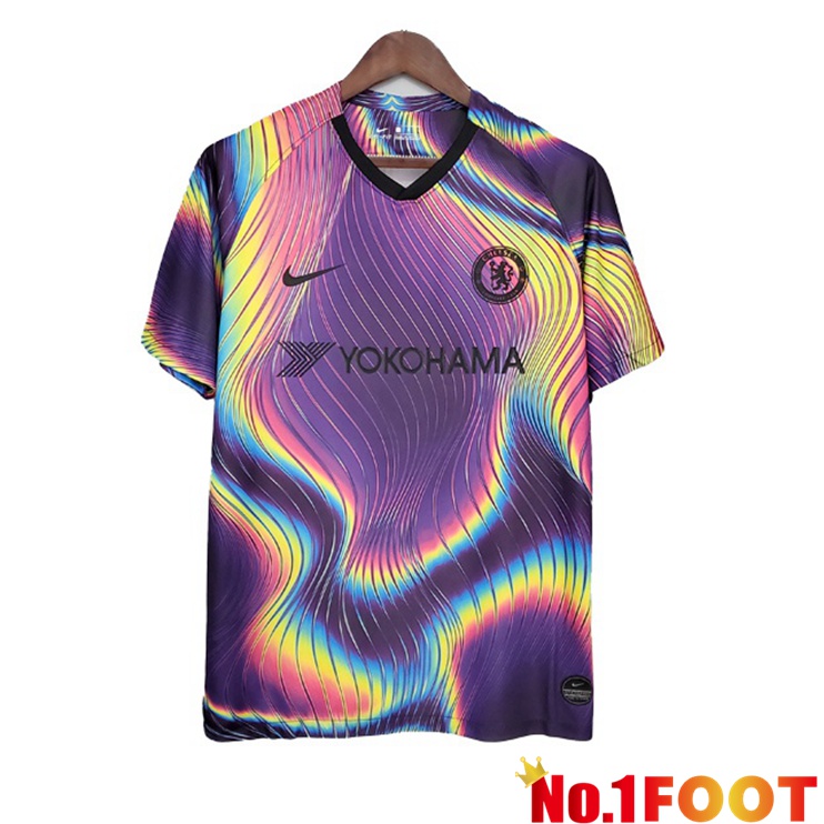 FC Chelsea Training T Shirt Purple 2021/2022