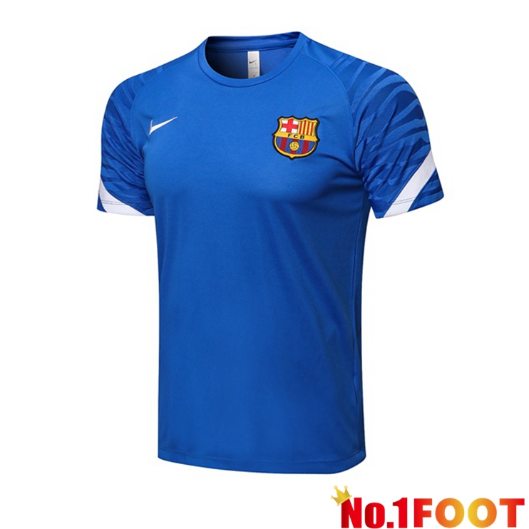 FC Barcelona Training T Shirt Blue 2021/2022