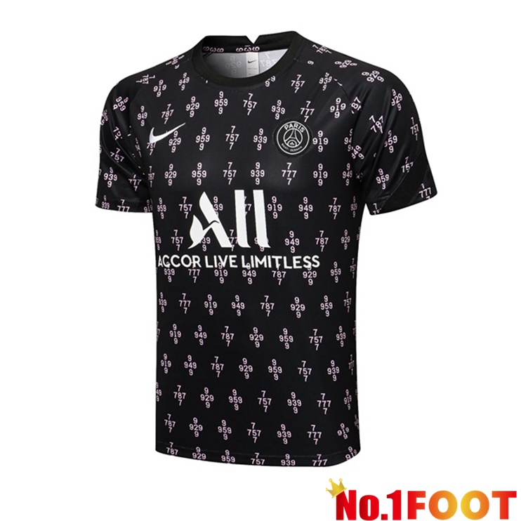 Paris PSG Training T Shirt Black 2021/2022