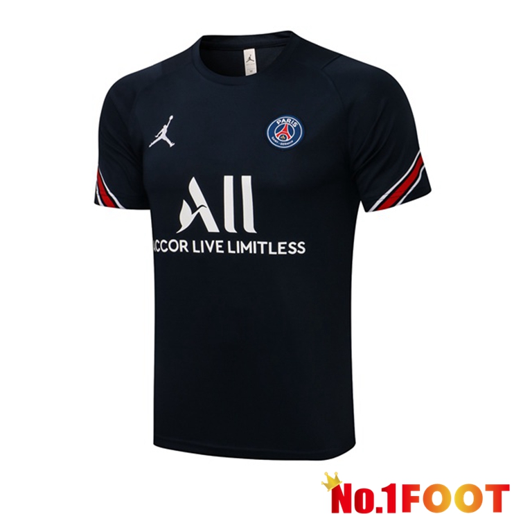 Paris PSG Training T Shirt Jordan Blue Royal 2021/2022