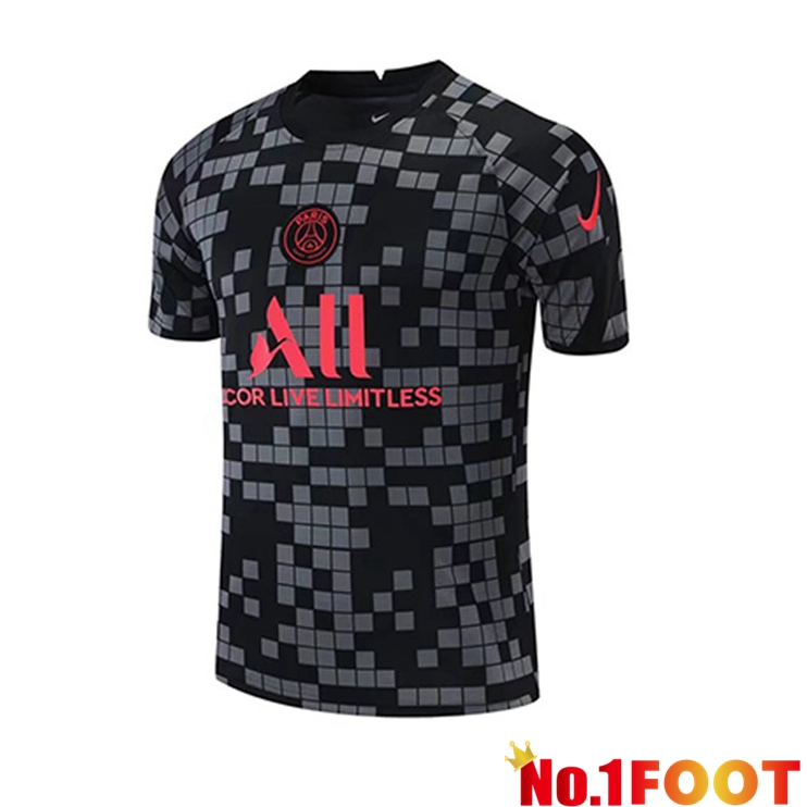 Paris PSG Training T Shirt Black 2021/2022