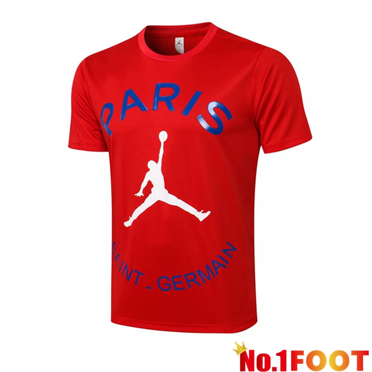 Paris PSG Jordan Training T Shirt Red 2021/2022