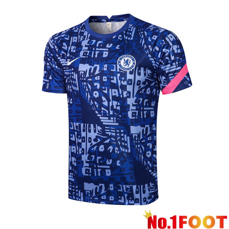 FC Chelsea Training T Shirt Blue 2021/2022