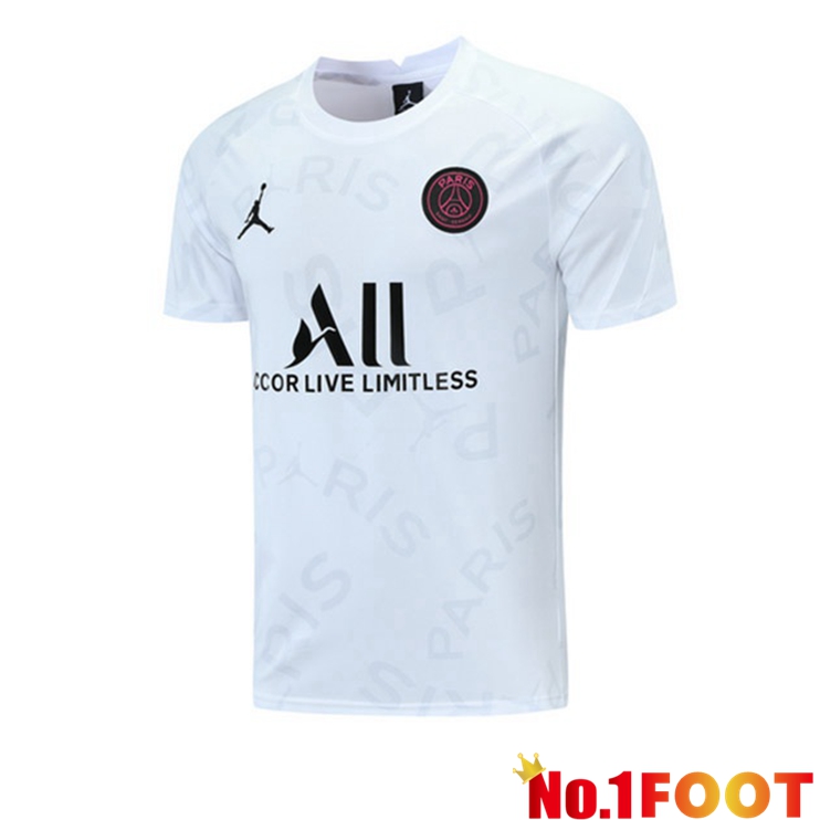 Paris PSG Jordan Training T Shirt White 2021/2022