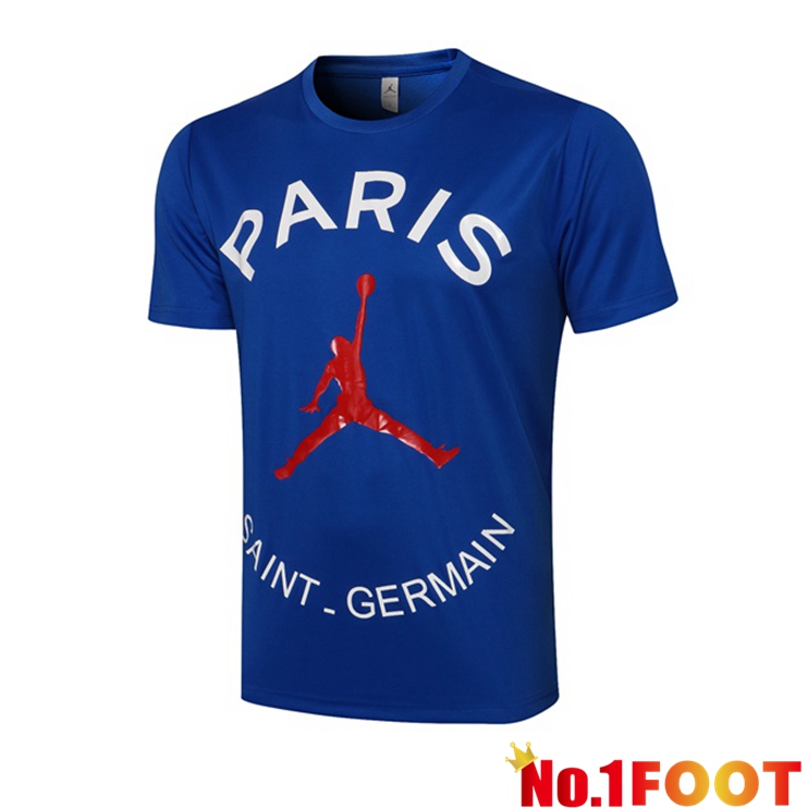 Paris PSG Training T Shirt Blue 2021/2022