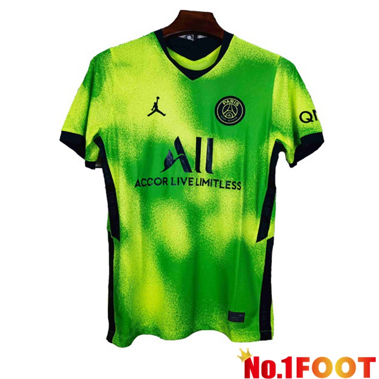 Paris PSG Training T Shirt Green 2021/2022