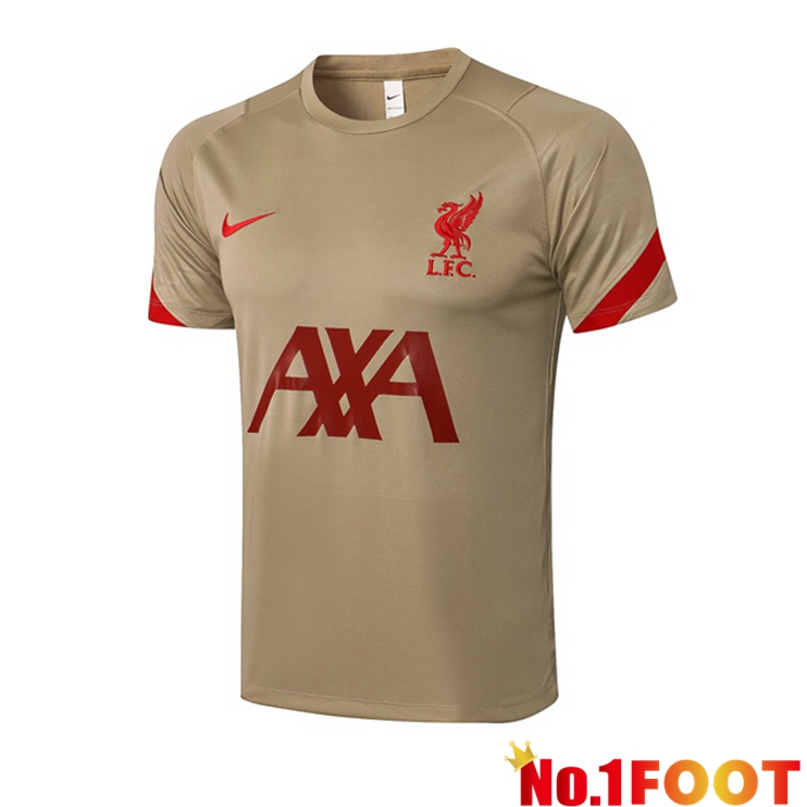 FC Liverpool Training T Shirt Yellow 2021/2022