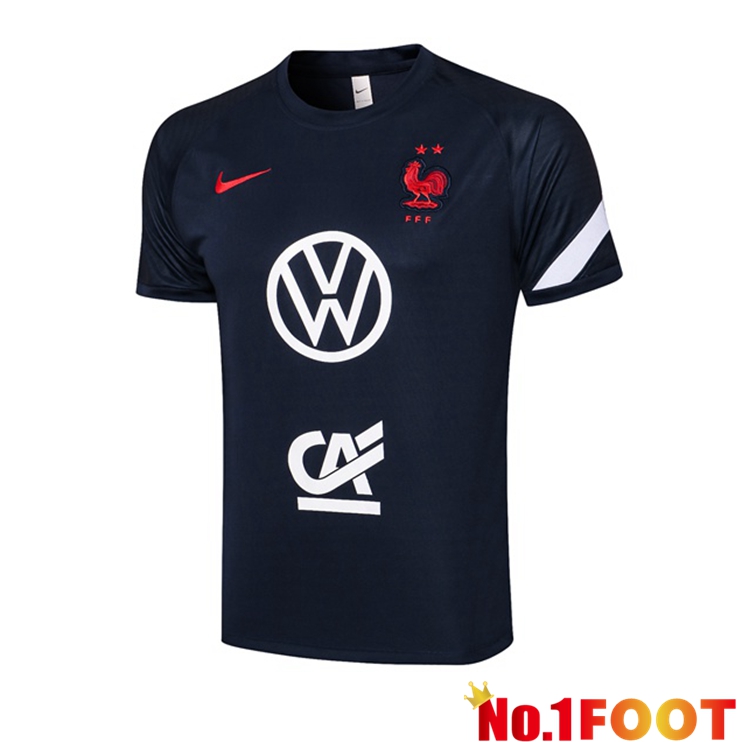 France Training T Shirt Blue Royal 2021/2022