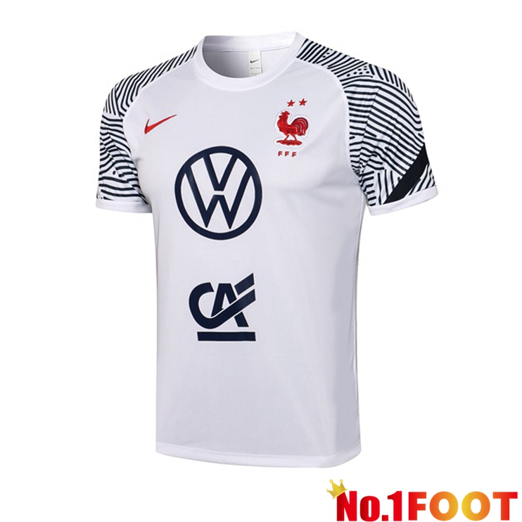 France Training T Shirt White 2021/2022