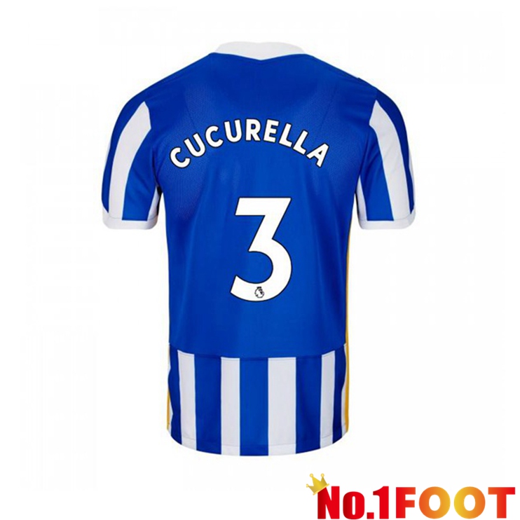 Brentford FC (CUCURELLA 3) Home Jersey Blue/White 2021/22