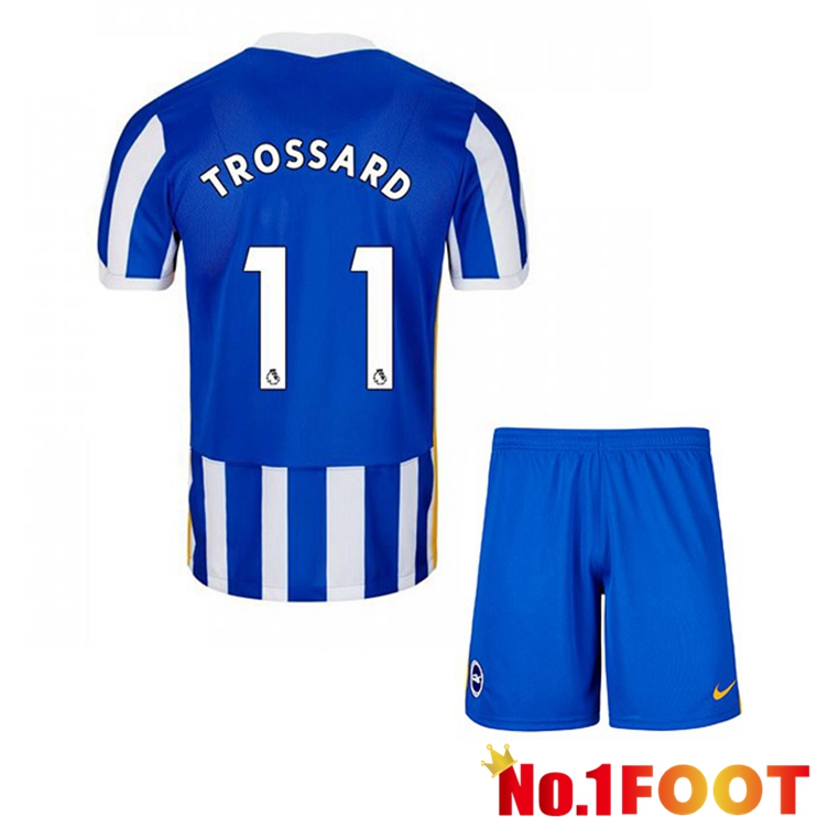 Brentford FC (TROSSARD 11) Kids Home Jersey Blue/White 2021/22