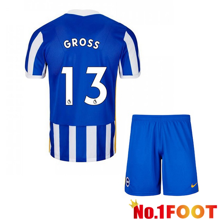 Brentford FC (GROSS 13) Kids Home Jersey Blue/White 2021/22