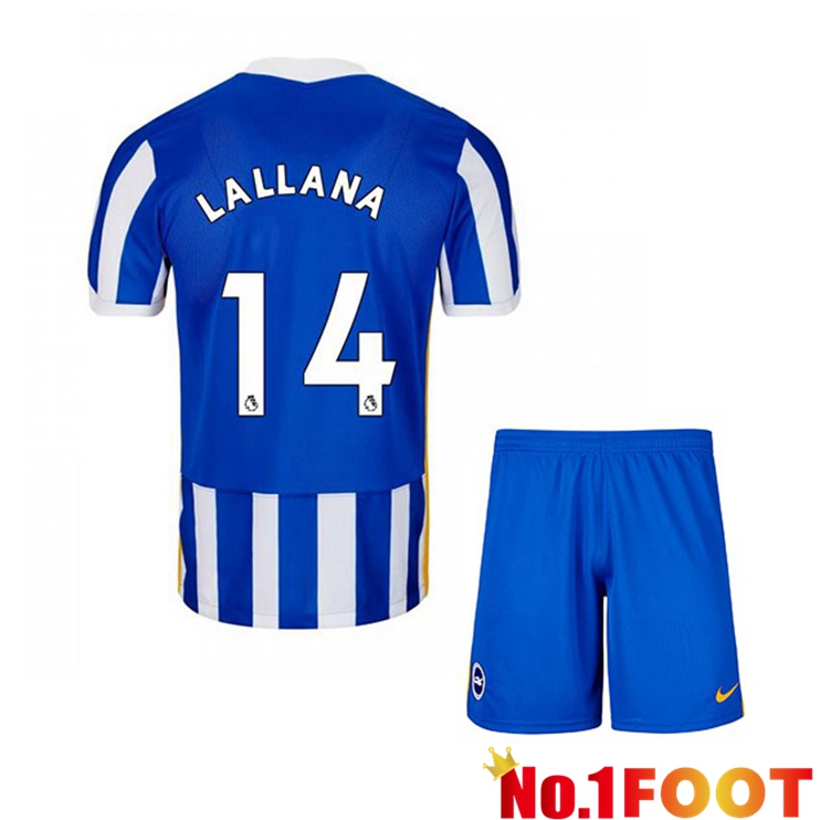 Brentford FC (LALLANA 14) Kids Home Jersey Blue/White 2021/22