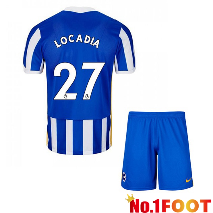 Brentford FC (LOCADIA 27) Kids Home Jersey Blue/White 2021/22