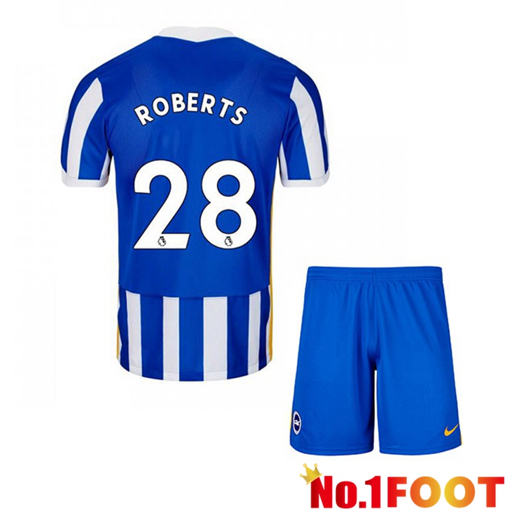 Brentford FC (ROBERTS 28) Kids Home Jersey Blue/White 2021/22