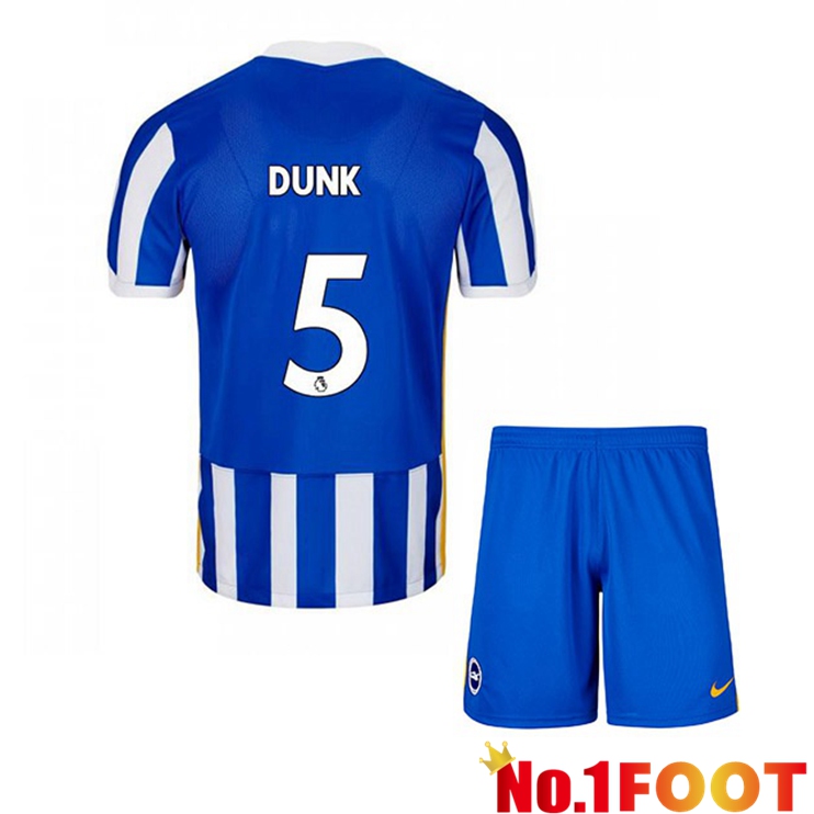 Brentford FC (DUNK 5) Kids Home Jersey Blue/White 2021/22