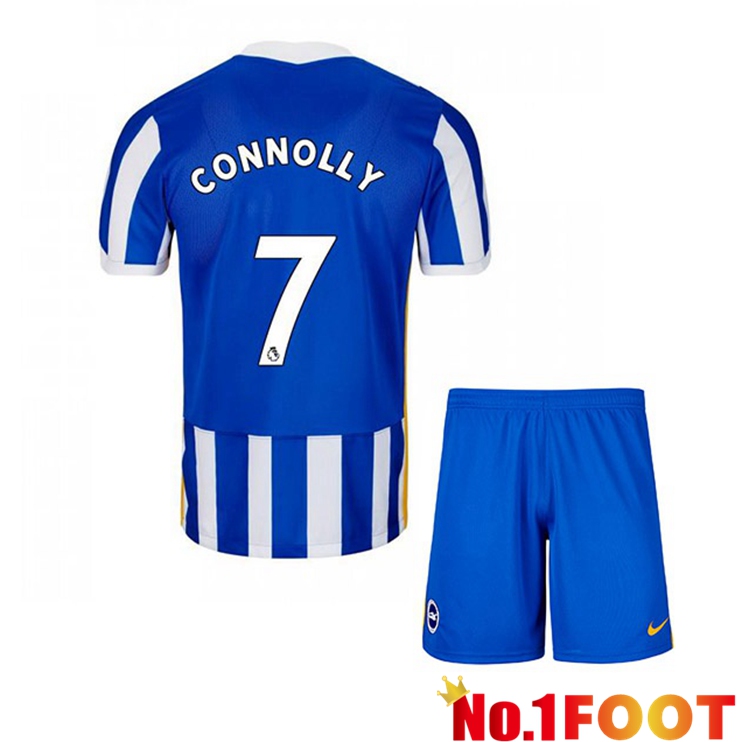 Brentford FC (CONNOLLY 7) Kids Home Jersey Blue/White 2021/22