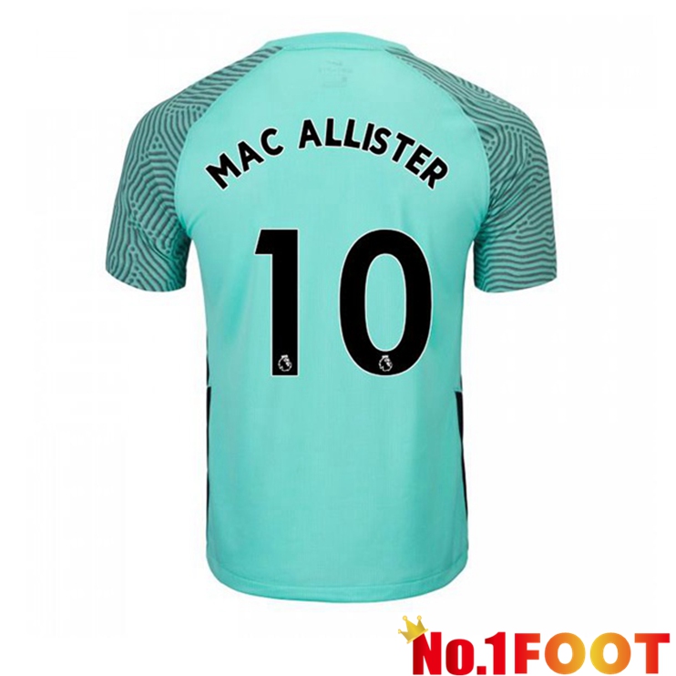 Brentford FC (MAC ALLISTER 10) Away Jersey Green 2021/22