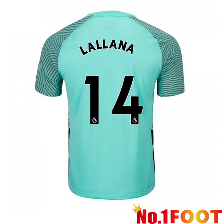 Brentford FC (LALLANA 14) Away Jersey Green 2021/22