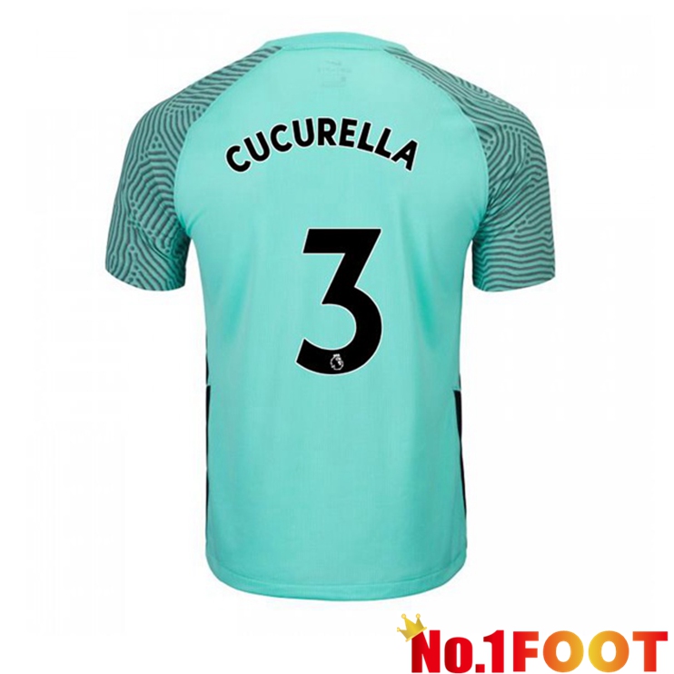 Brentford FC (CUCURELLA 3) Away Jersey Green 2021/22