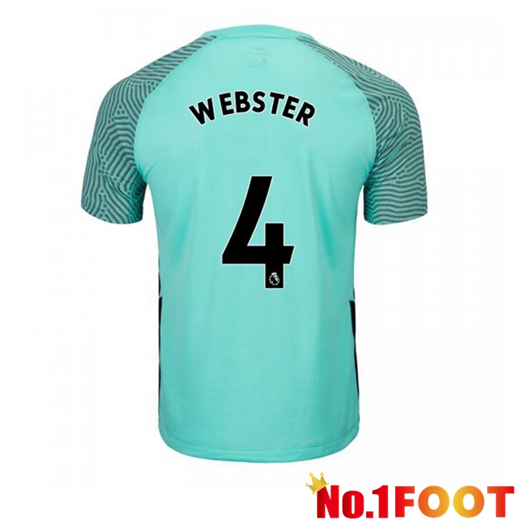 Brentford FC (WEBSTER 4) Away Jersey Green 2021/22