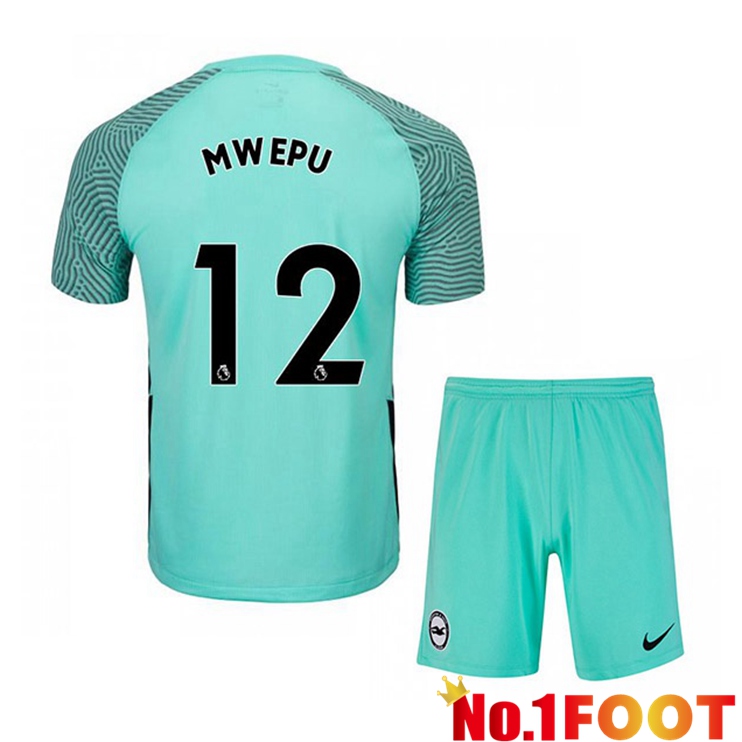 Brentford FC (MWEPU 12) Kids Away Jersey Green 2021/22