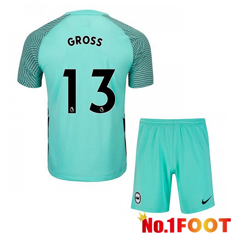 Brentford FC (GROSS 13) Kids Away Jersey Green 2021/22