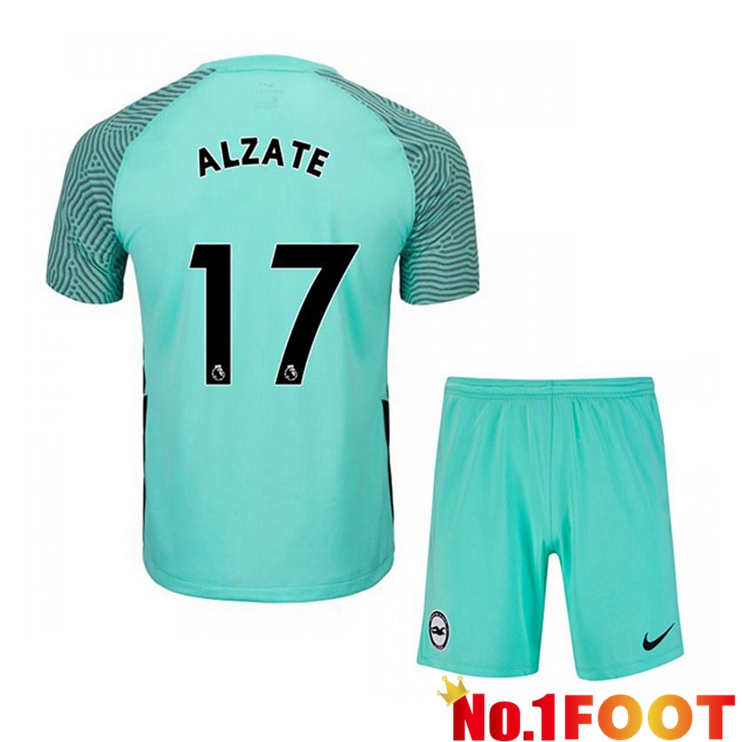 Brentford FC (ALZATE 17) Kids Away Jersey Green 2021/22