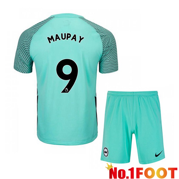 Brentford FC (MAUPAY 9) Kids Away Jersey Green 2021/22